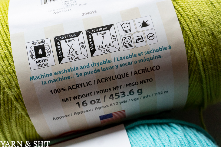 Caron One Pound Yarn Review and Specifications