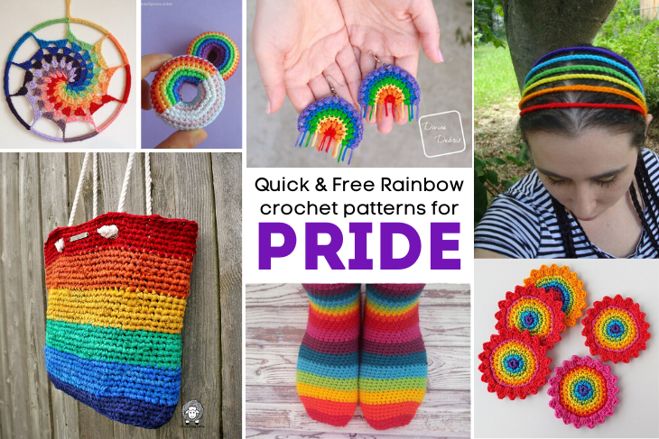 quick free PRIDE crochet patterns