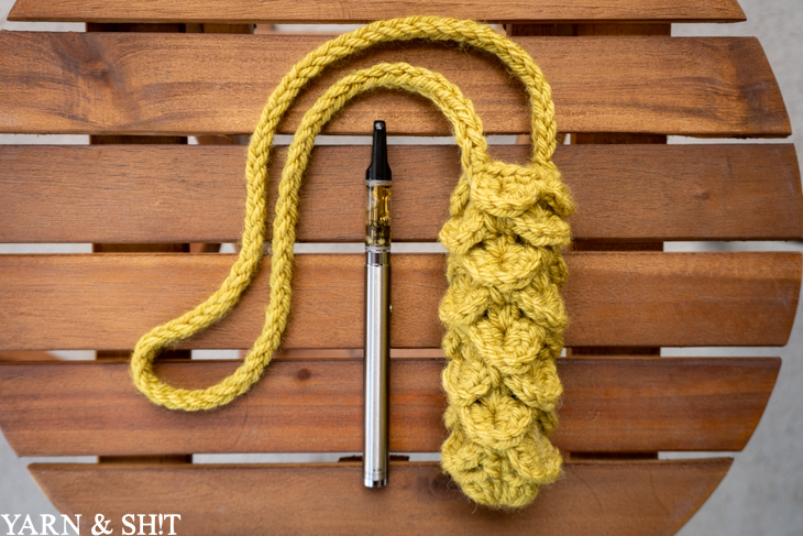 crochet vape lanyard free pattern